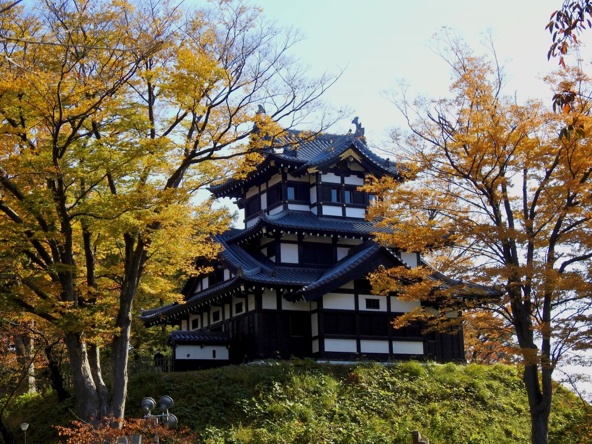 高田城三重橹（日本的三层古城楼）