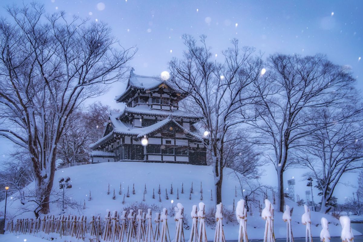 高田城三重橹（日本的三层古城楼）