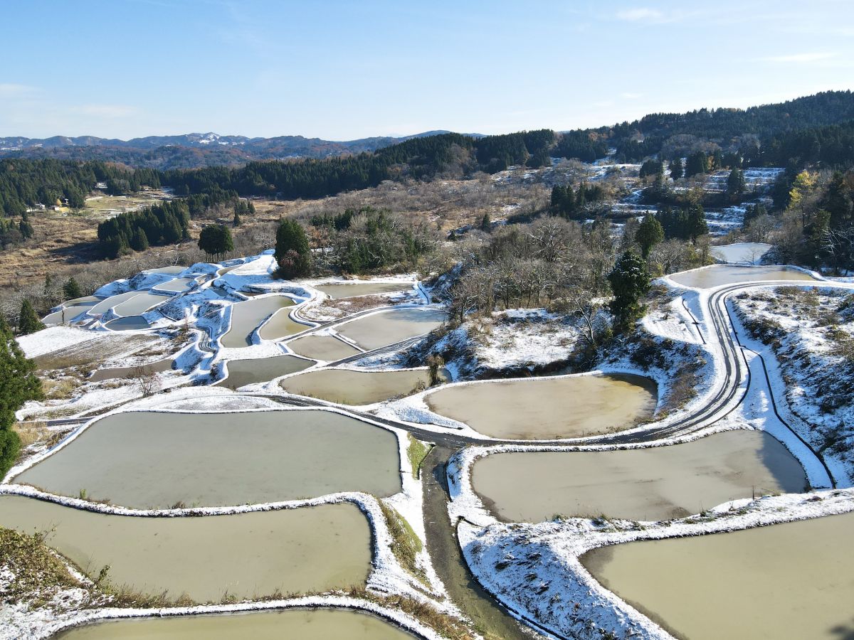 Otsuki Rice Terraces (drone shooting)